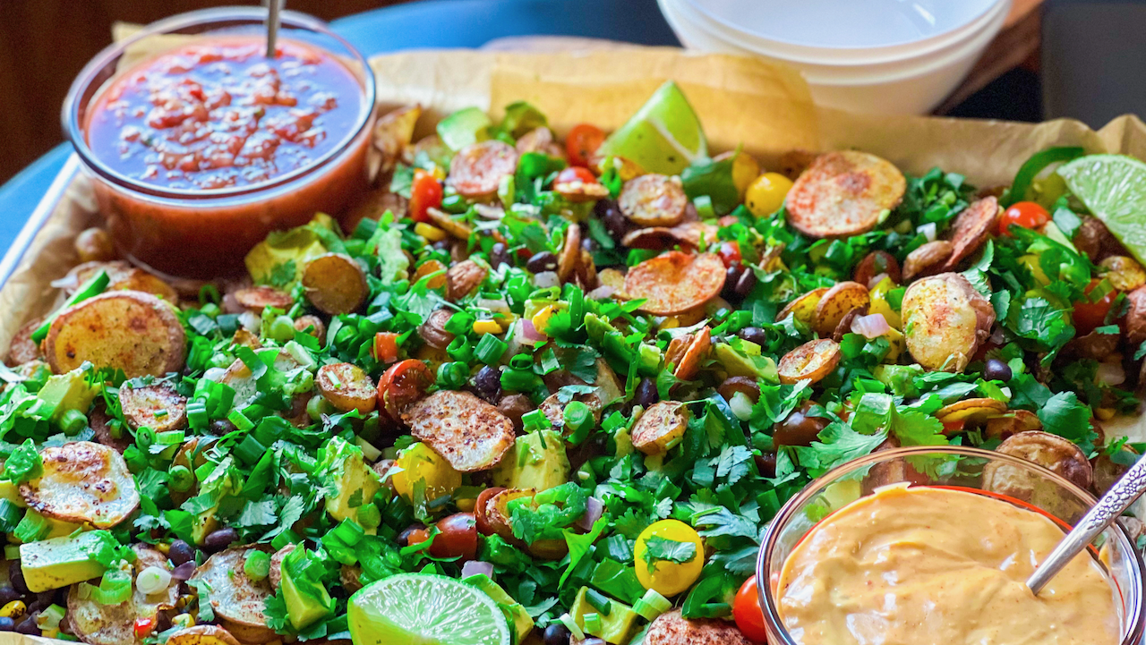 Image of Sheet Pan Potato Nachos