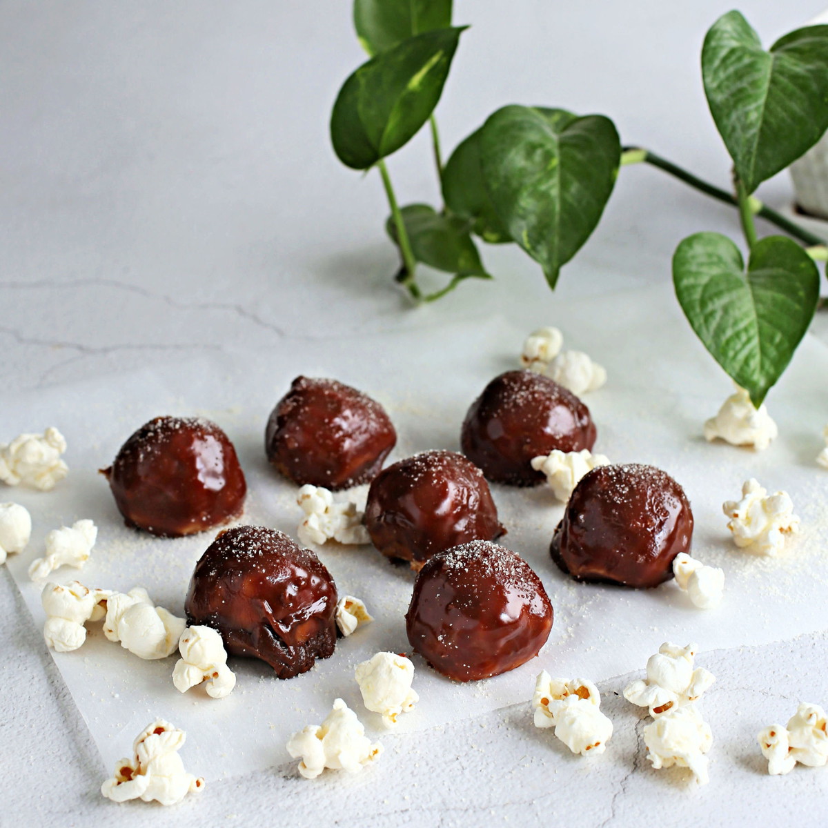 Popcorn Peanut Butter Truffles