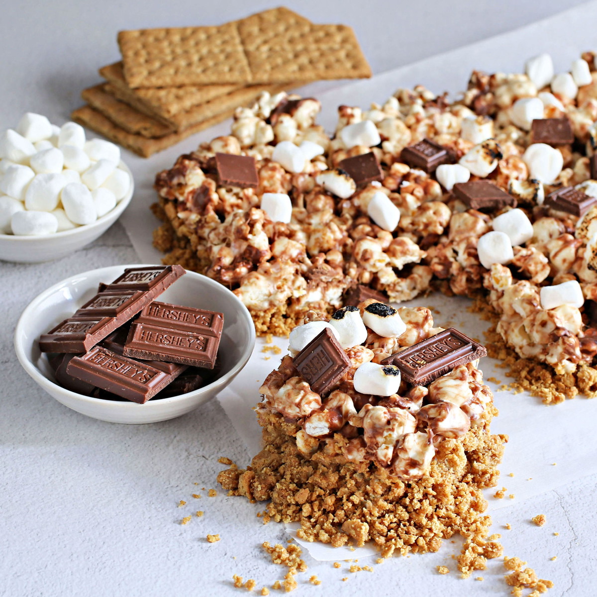 S’mores Popcorn Bars