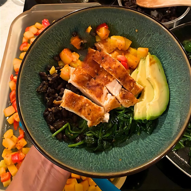 Image of Katie's Sweet & Smokey Chicken & Veggie Bowl