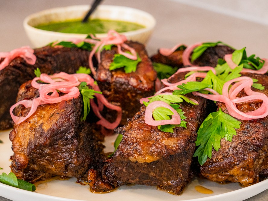 Andy Cooks - Braised beef ribs