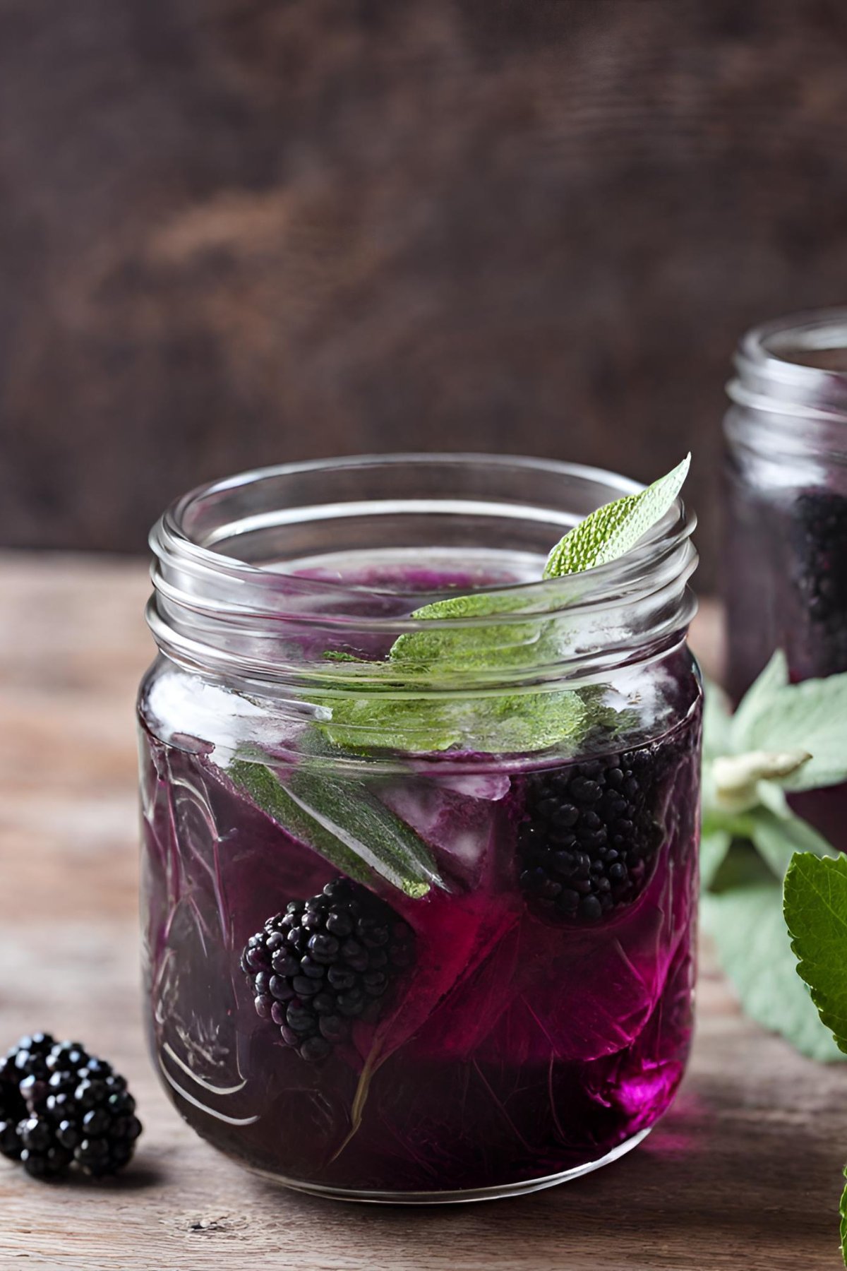 Blackberry Sage Detox Water