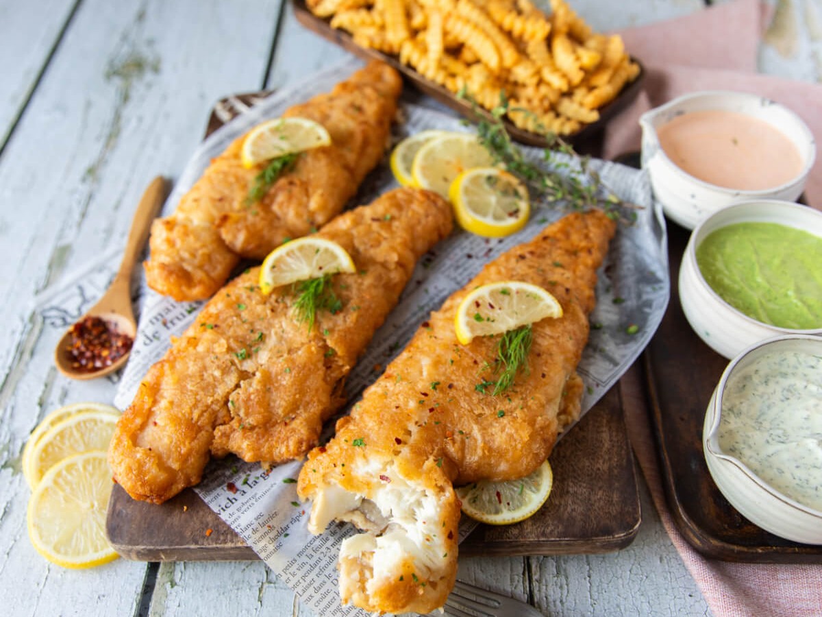 Tavern Battered Haddock With 3 Dipping Sauces – Sealand Quality Foods