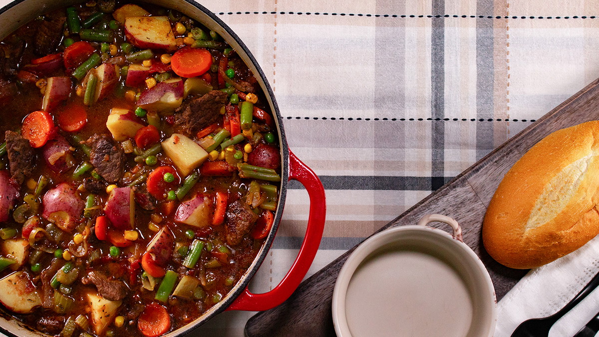 Hot, Hearty, and Halal Vegetable Beef Stew