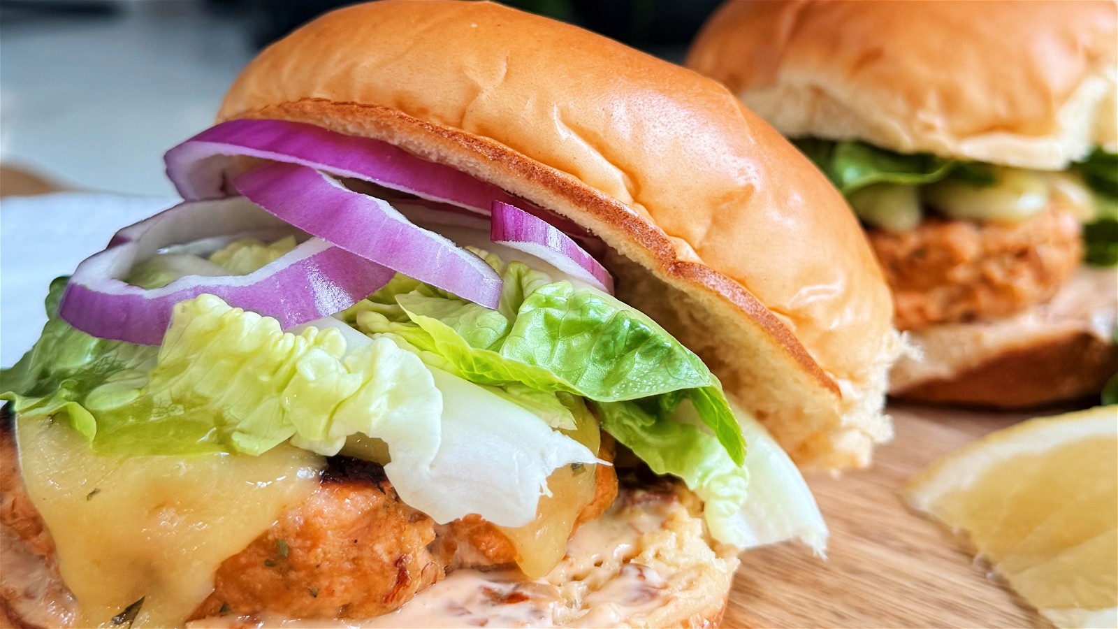 Image of Easy Chipotle Salmon Burger