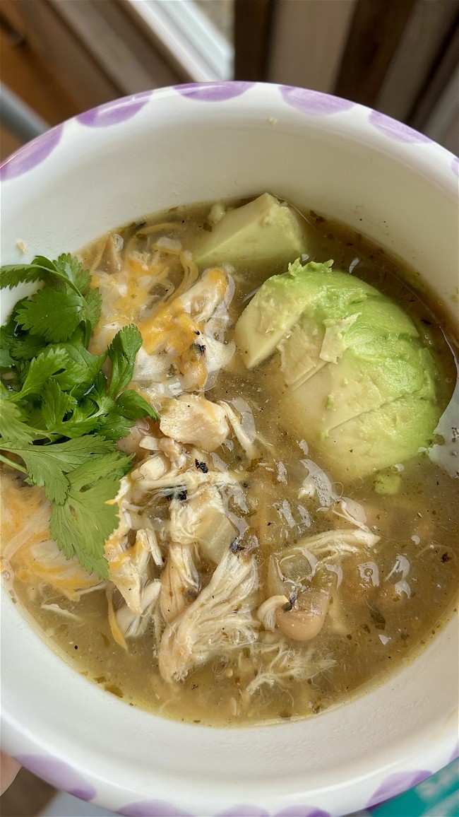 Image of Slow-Cooker White Bean Chicken Chili