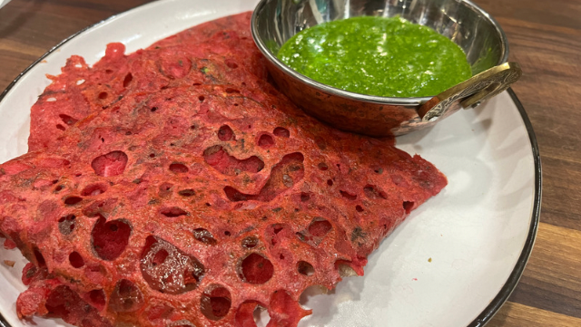 Image of Beet Root (Red Beet) Dosa