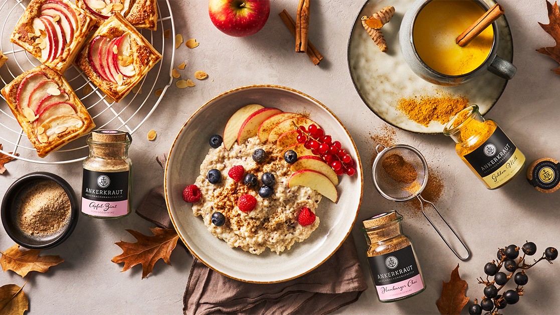 Image of Meal-Prep-Rezept für Overnight Oats mit Quark und Apfel