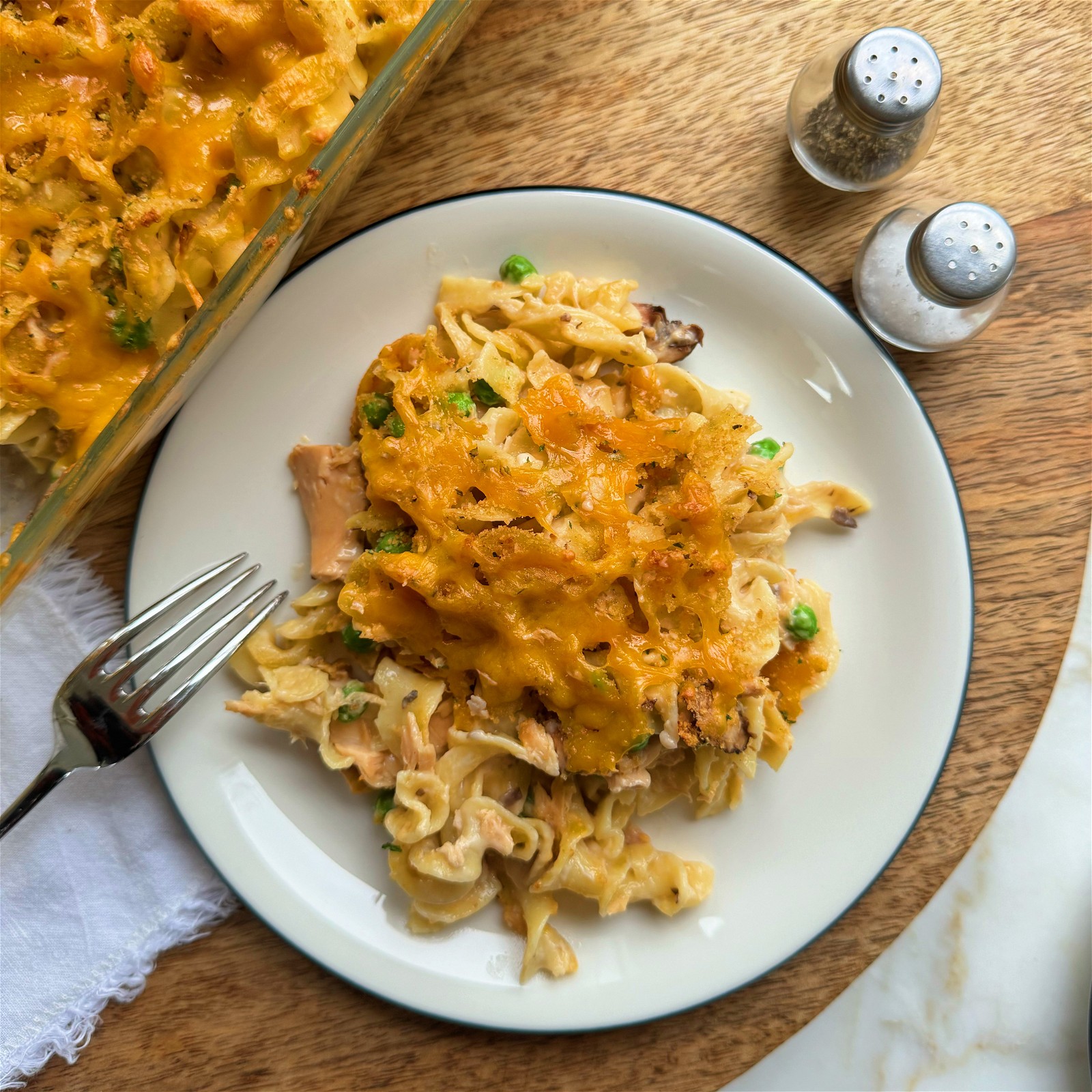 Noodle Casserole Tuna Mornay Without Pasta One-Pot Creamy Tuna