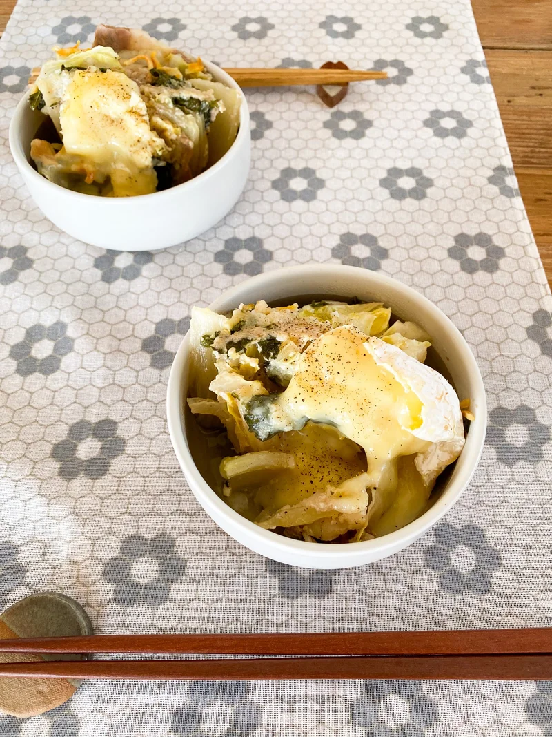 乾燥野菜のミルフィーユ鍋