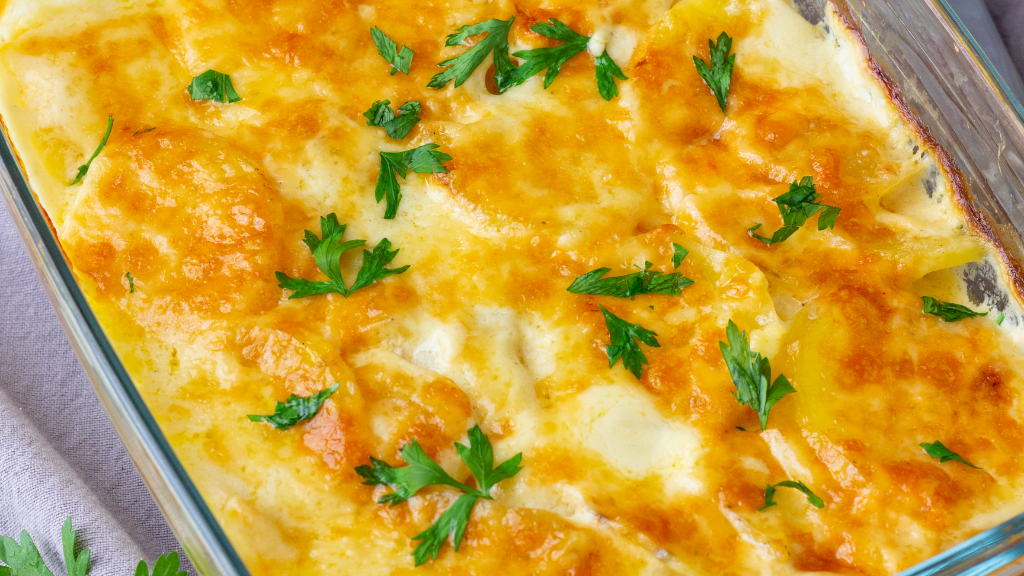 Image of Gratin de topinambours et pommes de terre au fromage