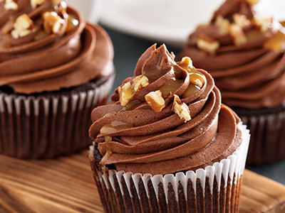 Image of Chocolate Cupcakes with Swirl Frosting