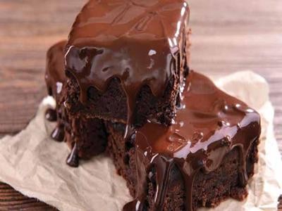 Image of Decadent Fudge Chocolate Glazed Brownies