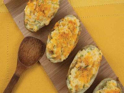 Image of Twice-Baked Potatoes with Wisconsin Sharp Cheddar