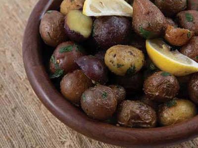 Image of Roasted Peruvian Heirloom Potatoes  with Lemon & Herbs