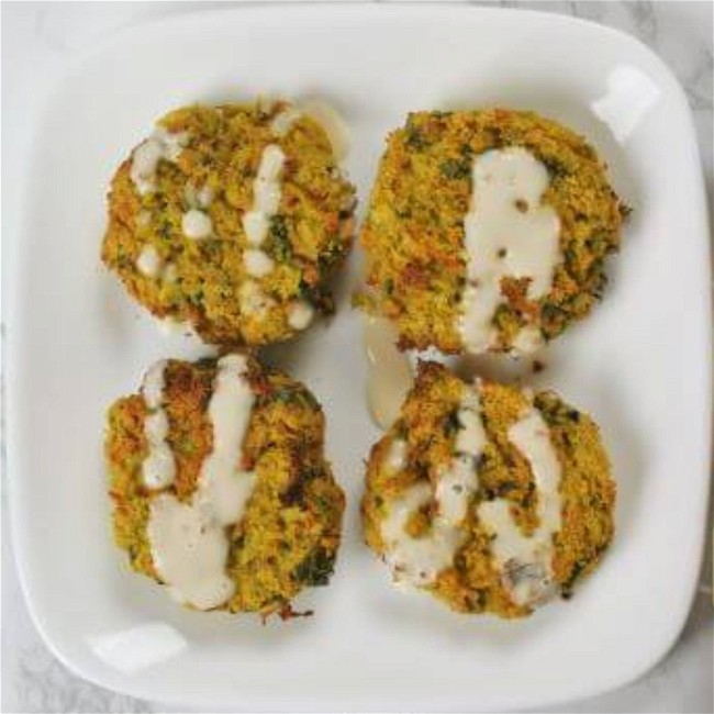 Image of Hillary' Classic Turmeric Chickpea + Cauliflower Falafel