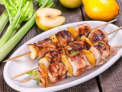 Image of Spicy Lemon Chicken Kabobs