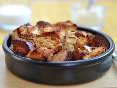 Image of Turkey Sausage Hawaiian Bread Pudding