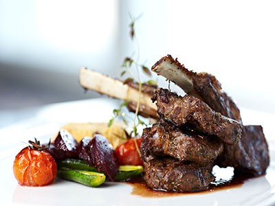 Image of Grilled Garlic rubbed Lamb chops