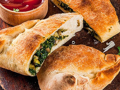 Image of Spinach Calzones