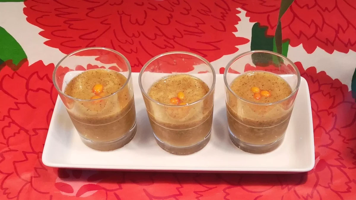 Zesty sea buckthorn smoothie