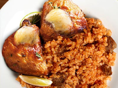 Image of Broiled Chicken Thighs Chile-Lime Tequila Butter