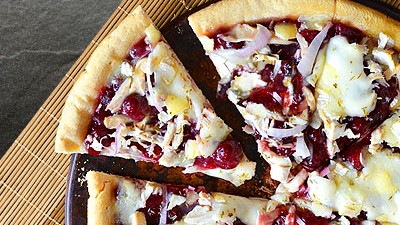 Brie Cranberry Chicken Pizza-image