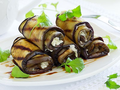 Image of Grilled Eggplant Roll Ups
