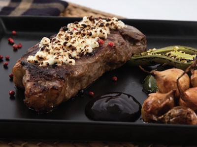 Image of Chili-Coffee-Rubbed NY Strip Steak
