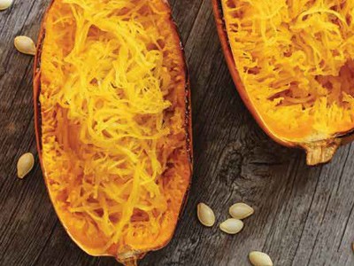 Image of Roasted Spaghetti Squash with Brown Butter Drizzle