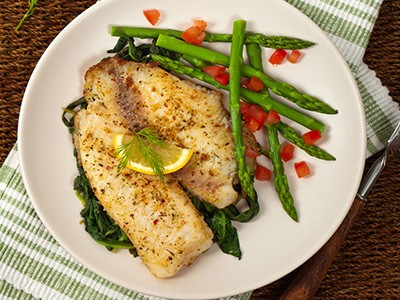 Image of Baked Tilapia & Veggies