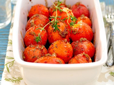 Image of Garlic & Rosemary Roasted Cherry Tomatoes