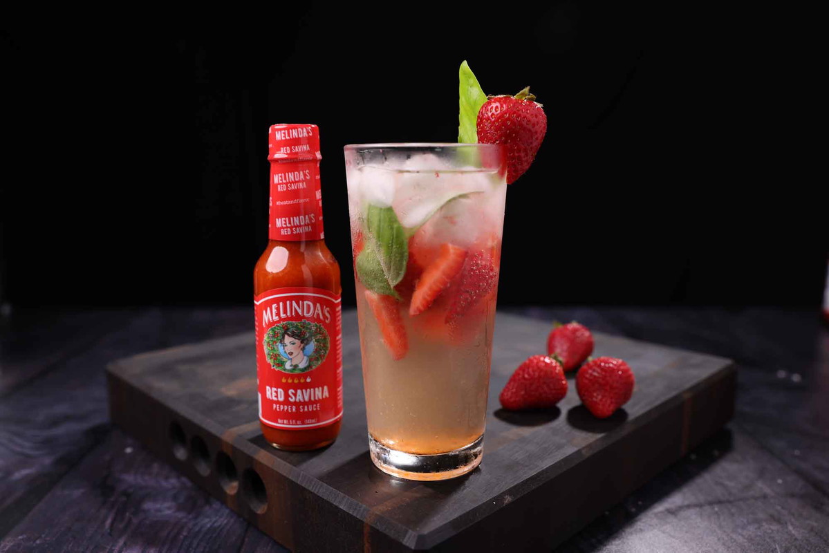 Red Savina Strawberry Basil Hard Seltzer