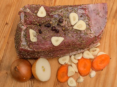 Image of Broiled Butt Steak with Truffle Butter