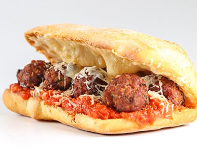 Image of Baked Meatball Sandwich