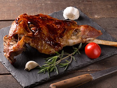 Image of Roast Leg of Lamb with Fennel Butter
