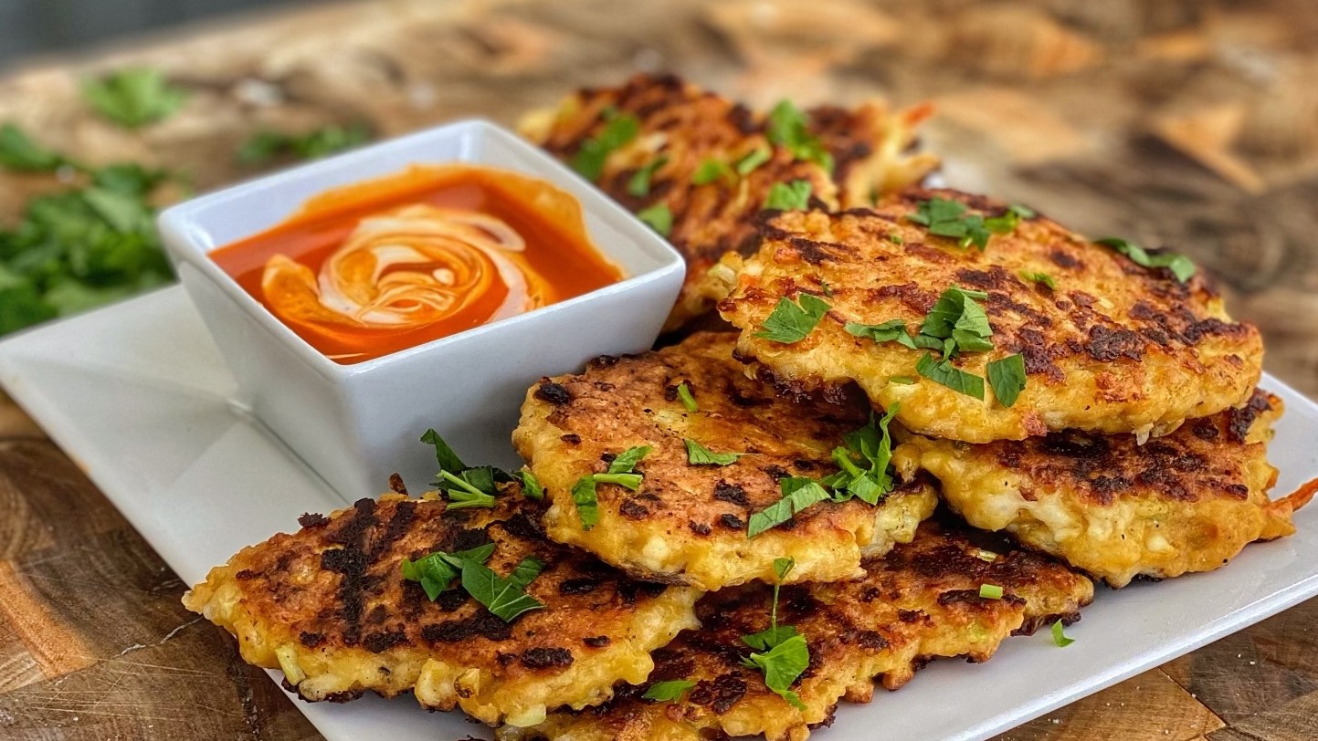 Image of Game Day Buffalo Chicken Fritters