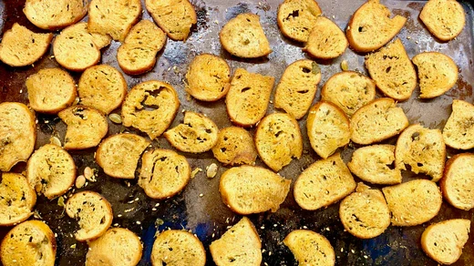 Image of Bagel Chips with Dukkah