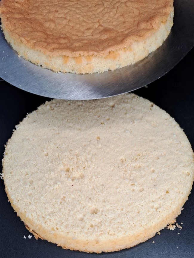 Fluffiger Vanillebiskuit