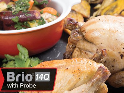 Image of Game Hens with Roasted Root Vegetables