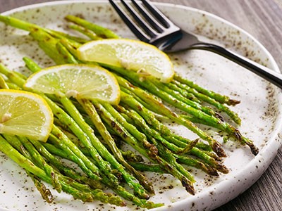 Image of Grilled Asparagus and Lemon