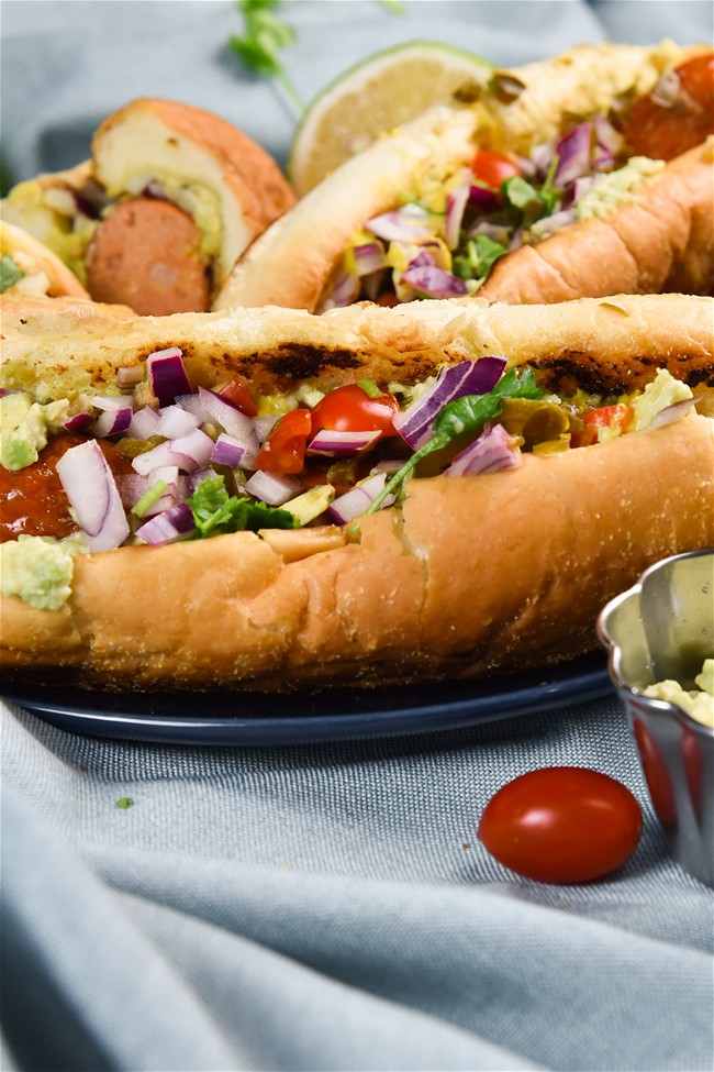 Image of Avocado Mayonnaise Hot Dog