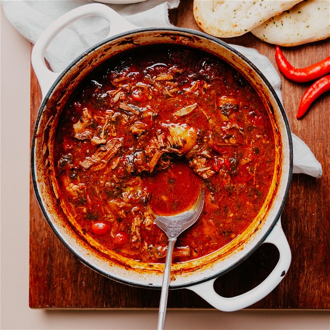 Image of Beef, Spinach & Potato Curry