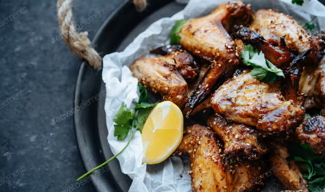 Image of Lemon Pepper Chicken Wings