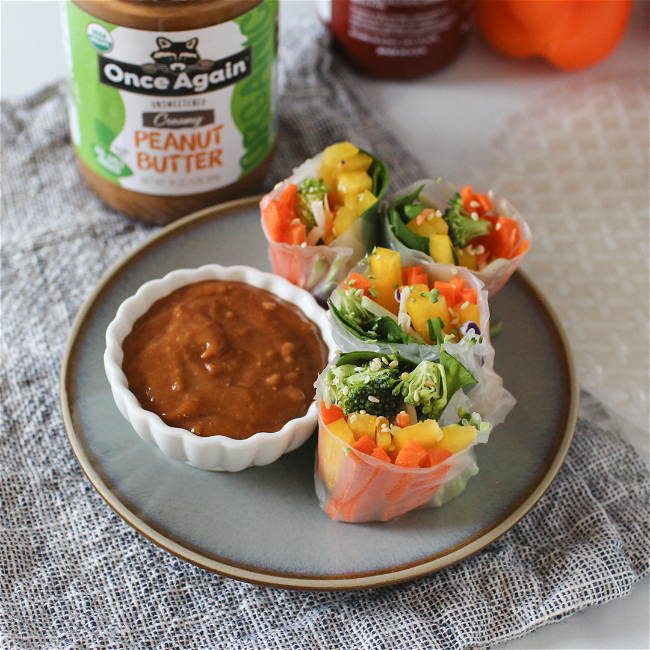 Image of Spicy Peanut Sauce for Spring Rolls