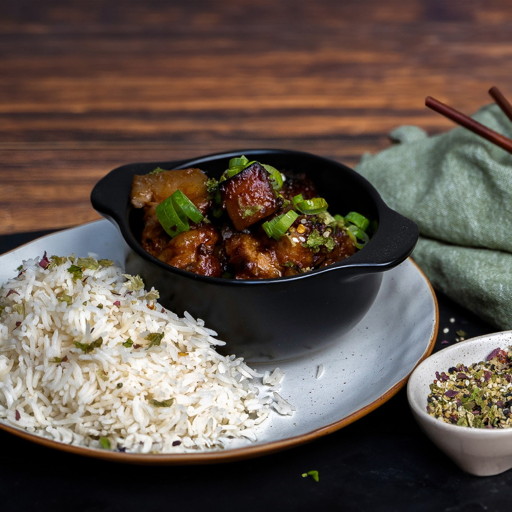 Sticky Jerk It pork belly bites