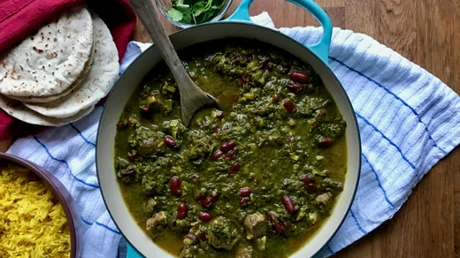 Image of Ghormeh Sabzi (Persian Beef Stew)