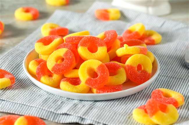 Image of Sour Peach Gummies