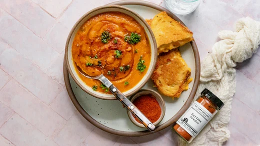 Harissa Roasted Tomato Soup