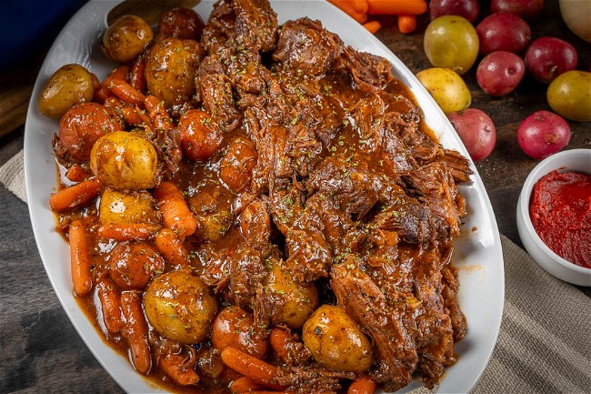 Image of Bison Pot Roast with Irresistible Gravy